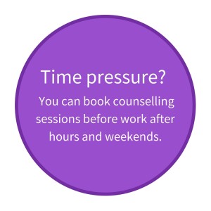 Counselling available at convenient times